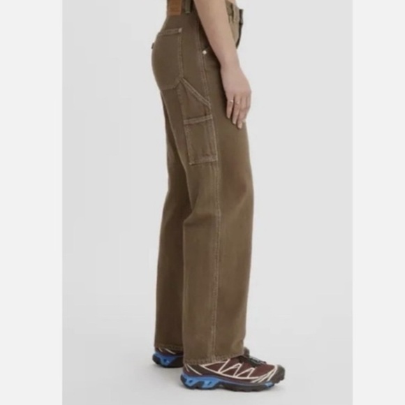 Levi's Brown Dad Utility Jeans Women’s Size 24 - Picture 3 of 8